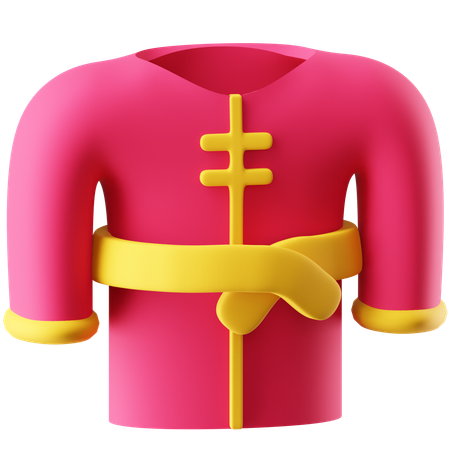 Chinese Dress  3D Icon
