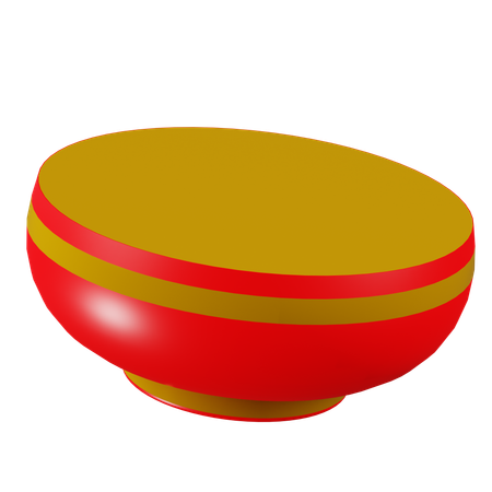 中国の太鼓  3D Icon