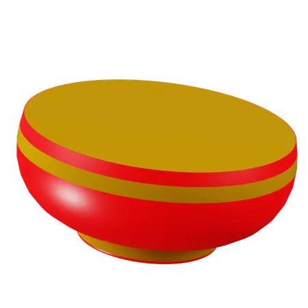 中国の太鼓  3D Icon