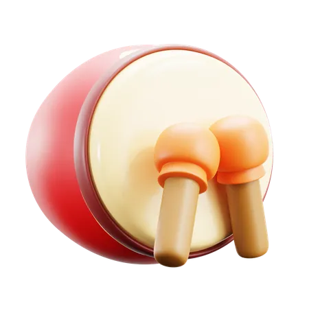 Chinese Drum  3D Icon