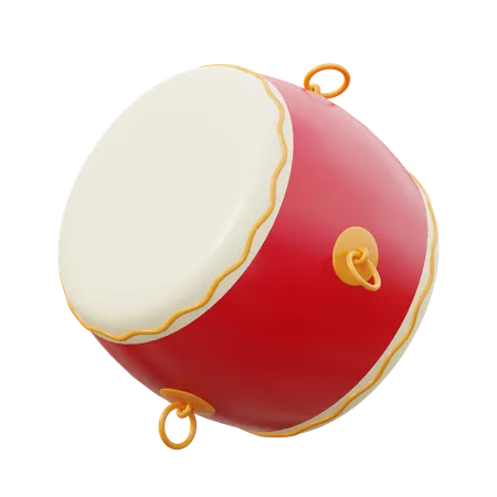 Chinese Drum  3D Icon