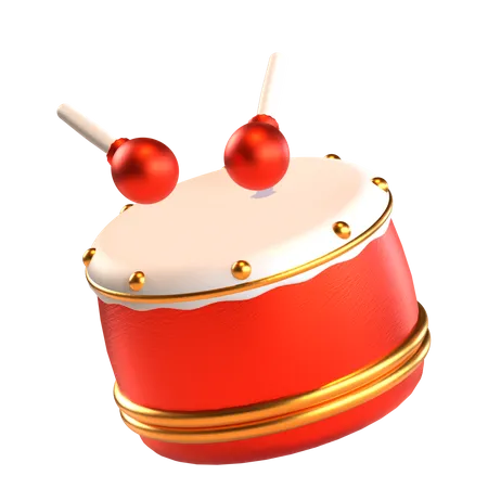 Chinese Drum  3D Icon