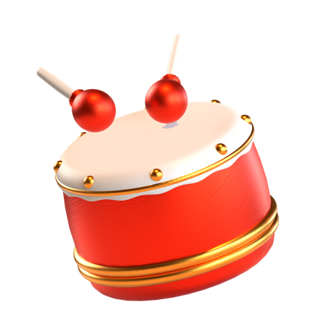 Chinese Drum  3D Icon