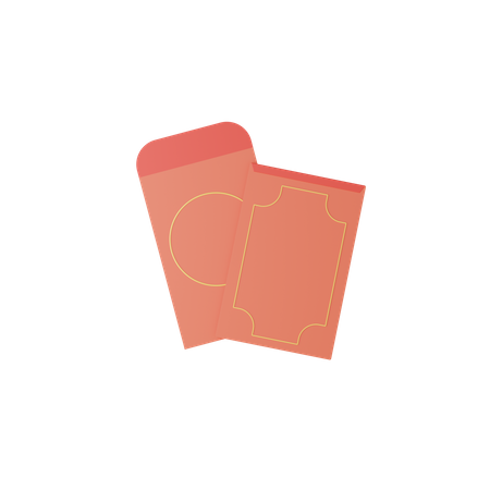 Chinese Envelop  3D Icon