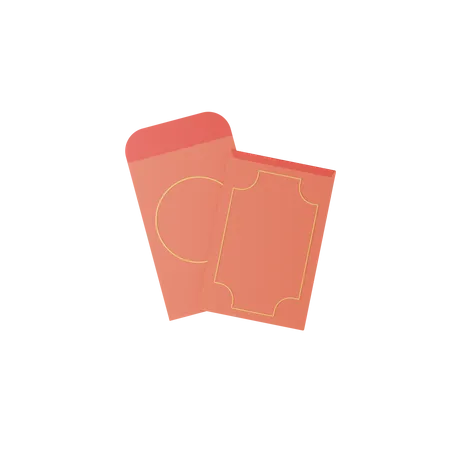 Chinese Envelop  3D Icon