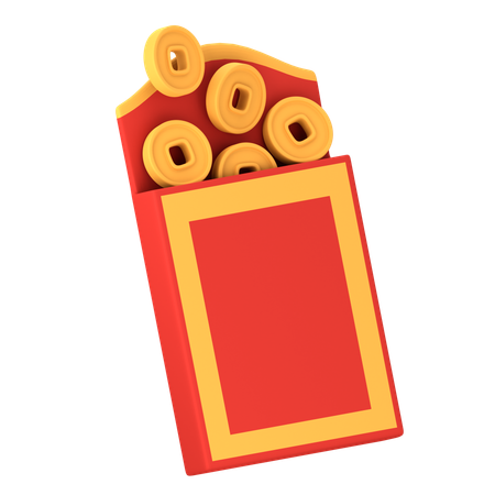 Chinese Envelope  3D Icon