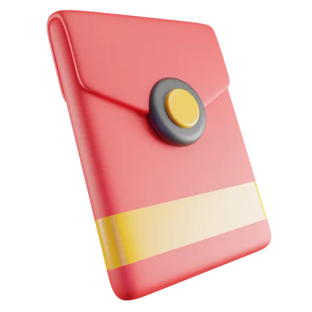 3 D Illustration Of Chinese Envelope 3D Icon