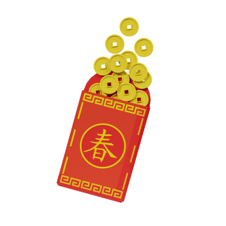 Chinese Envelope  3D Icon