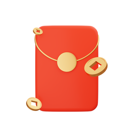 Chinese Envelope  3D Icon