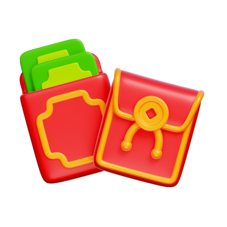 Chinese Envelope  3D Icon