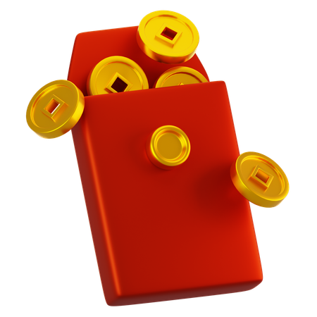 Chinese Envelope  3D Icon