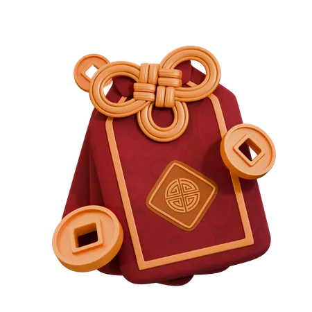 Chinese Envelope  3D Icon