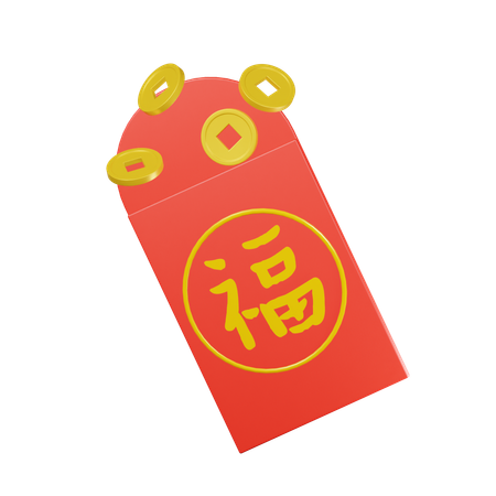 Chinese Envelope  3D Icon