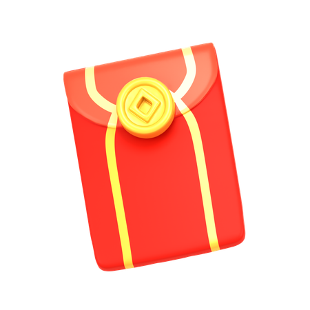 Chinese Envelope  3D Icon