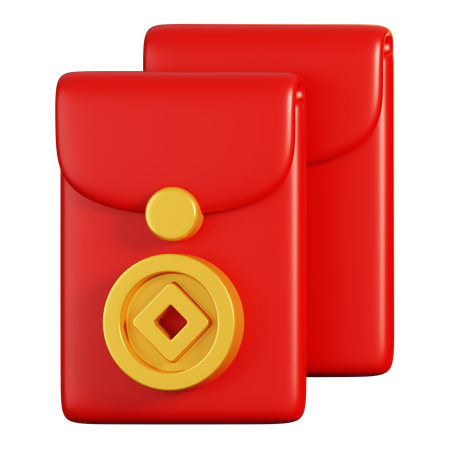 Chinese Envelope  3D Icon