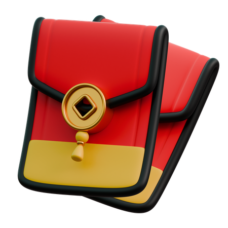 Chinese Envelope  3D Icon