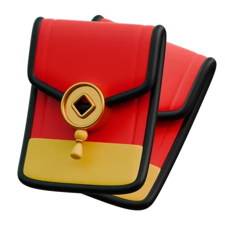 Chinese Envelope  3D Icon