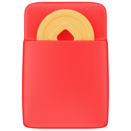 Chinese Envelope  3D Icon