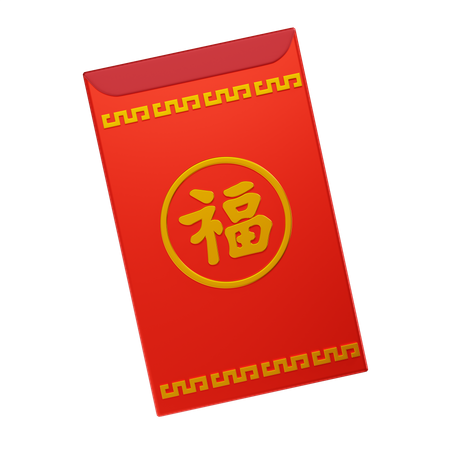 Chinese Envelope  3D Icon