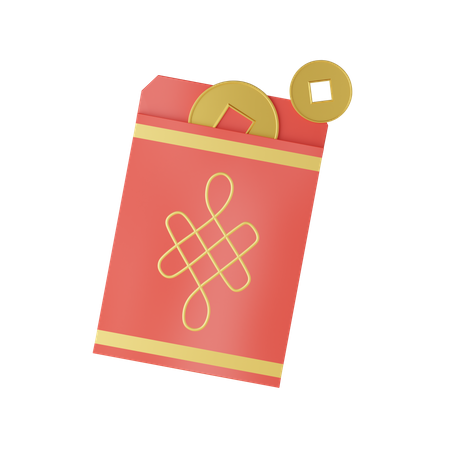 Chinese Envelope  3D Icon