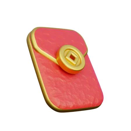 Chinese Envelope  3D Icon