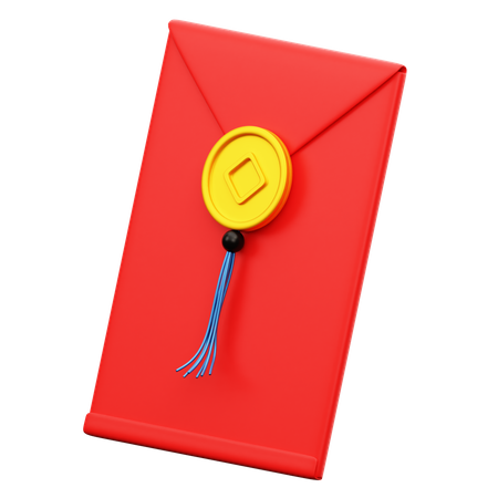 Chinese Envelope  3D Icon