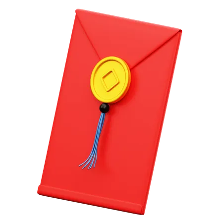 Chinese Envelope  3D Icon