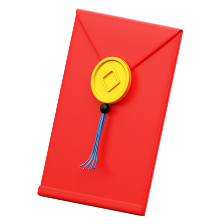 Chinese Envelope  3D Icon