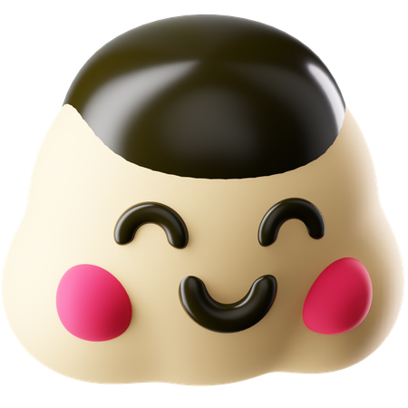 Chinese Face  3D Icon