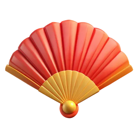 Chinese Fan  3D Icon