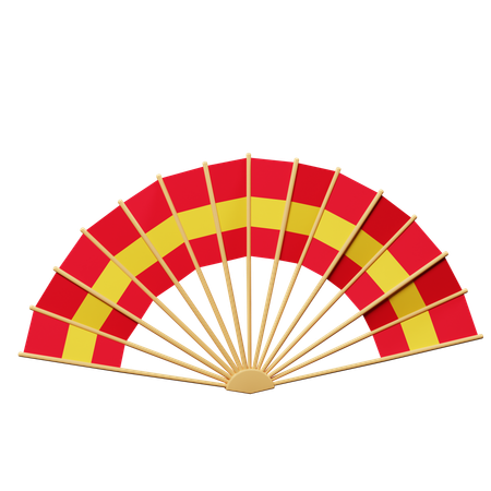 Chinese Fan  3D Icon