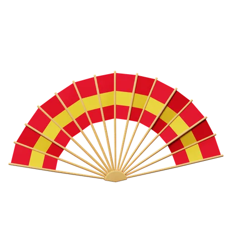 Chinese Fan  3D Icon