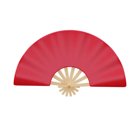 Chinese Fan  3D Icon