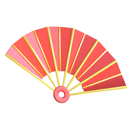 Chinese Fan  3D Icon