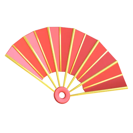 Chinese Fan  3D Icon