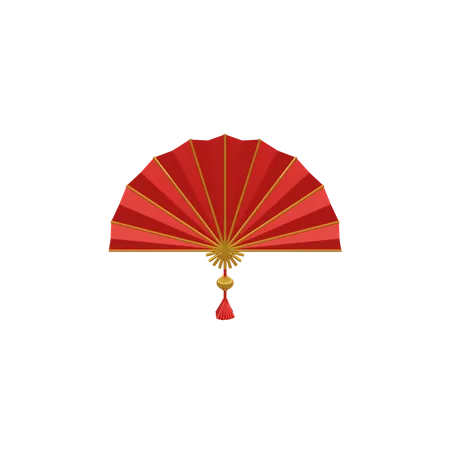 Chinese Fan  3D Icon