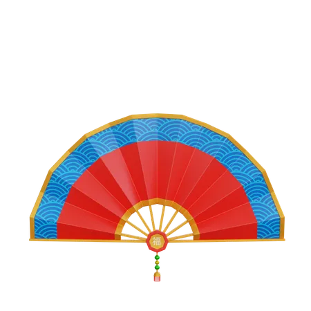 Chinese Fan  3D Icon