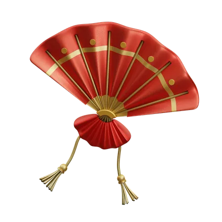 Chinese Fan  3D Icon