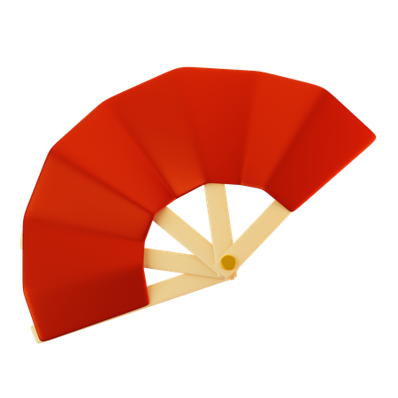 Chinese Fan  3D Icon