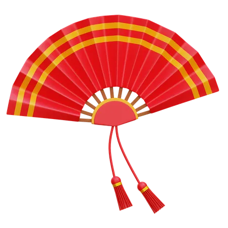 Chinese Fan  3D Icon