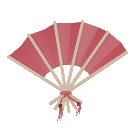 Chinese Fan  3D Icon