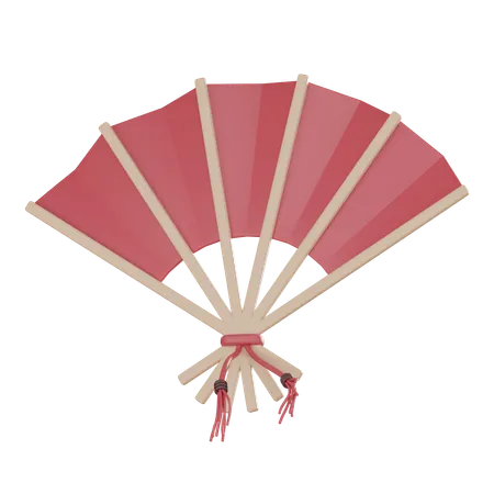 Chinese Fan  3D Icon