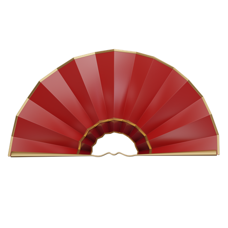 Chinese Fan  3D Icon