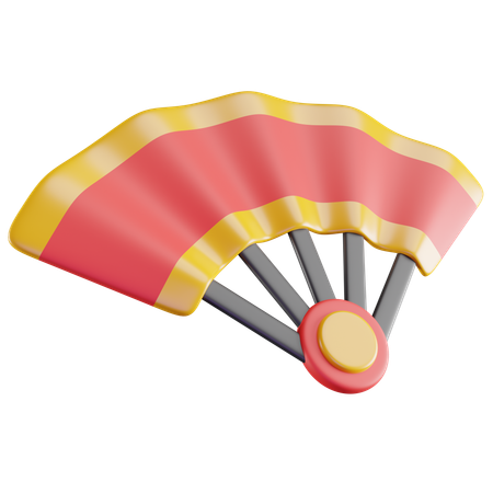 Chinese Fan  3D Icon