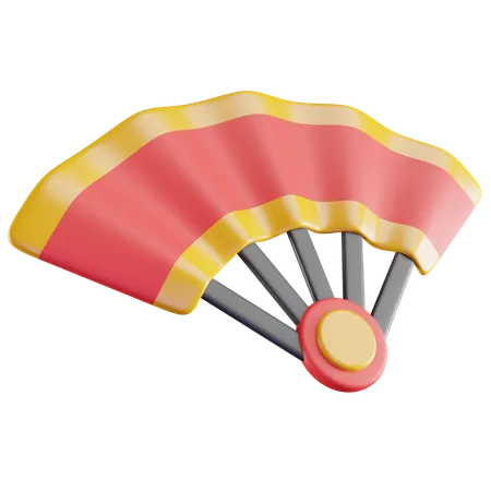 Chinese Fan  3D Icon