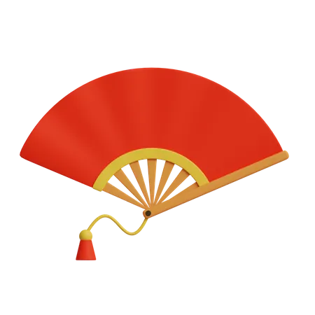 Chinese Fan  3D Icon