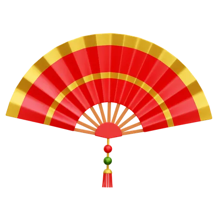 Chinese Fan  3D Icon