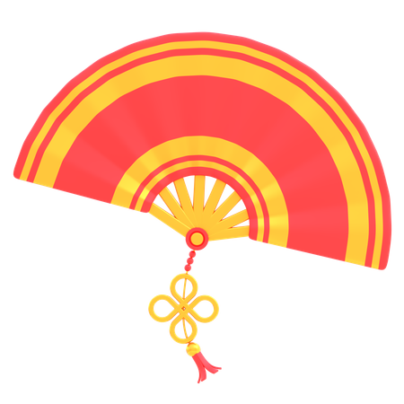 Chinese Fan  3D Icon