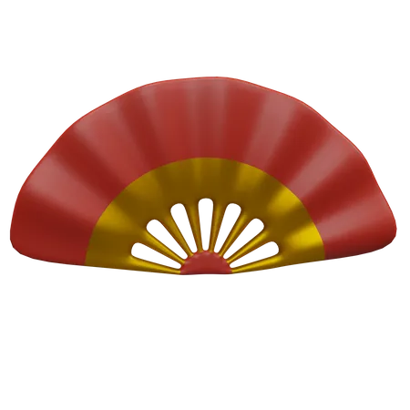 Chinese Fan  3D Icon