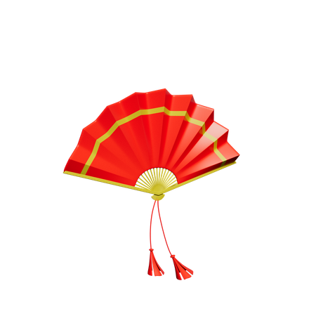 Chinese Fan  3D Icon